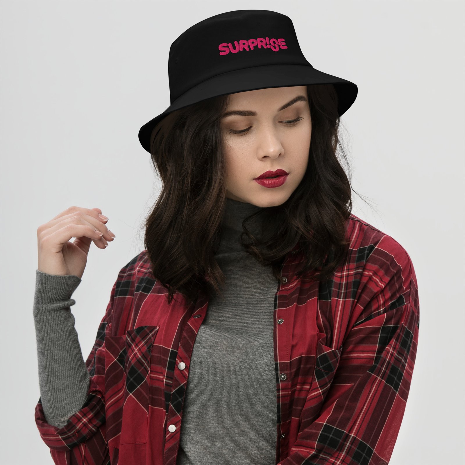 Gorro de pescador SURPRISE ROSA - Imagen 3