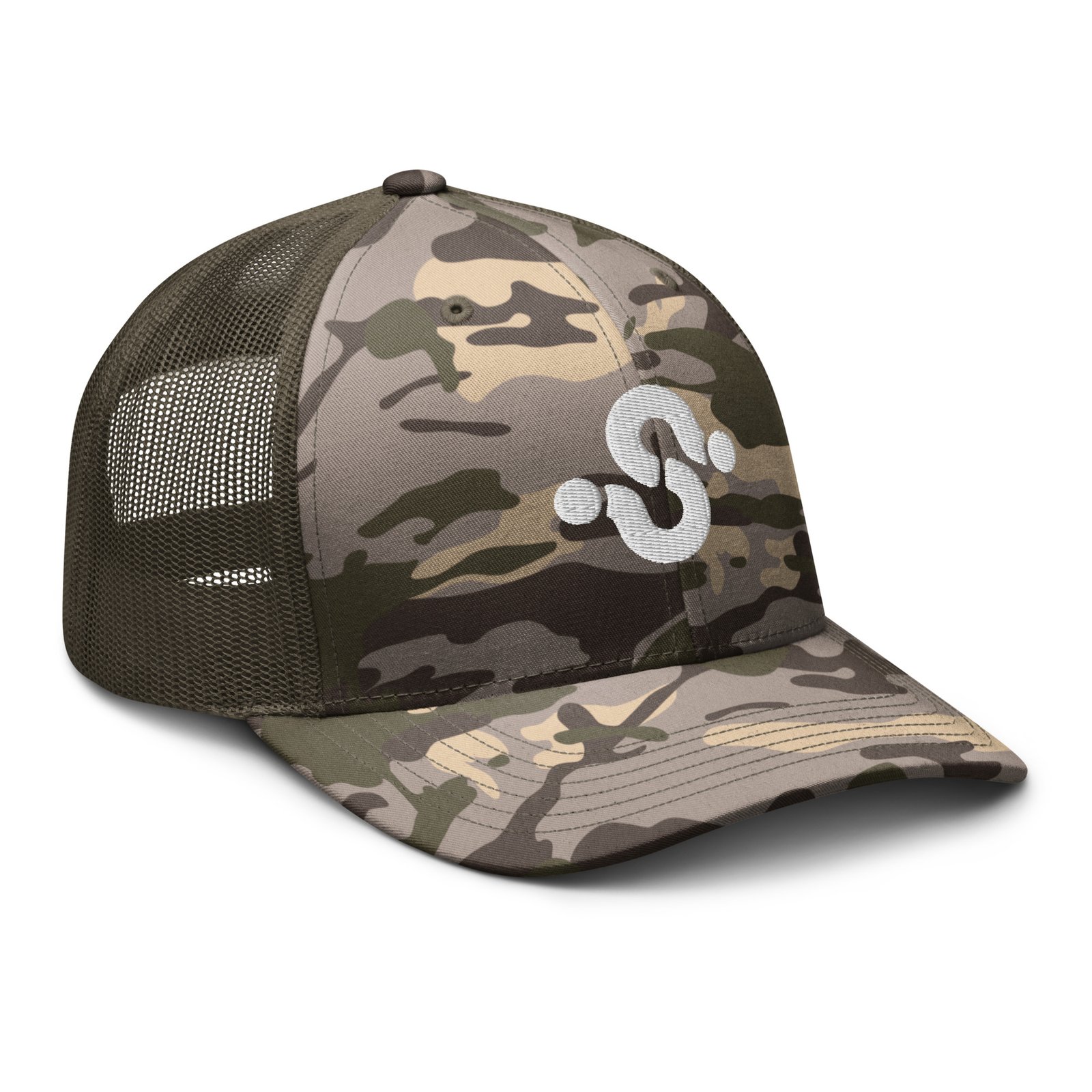Gorra trucker camuflaje SURPRISE LOGO