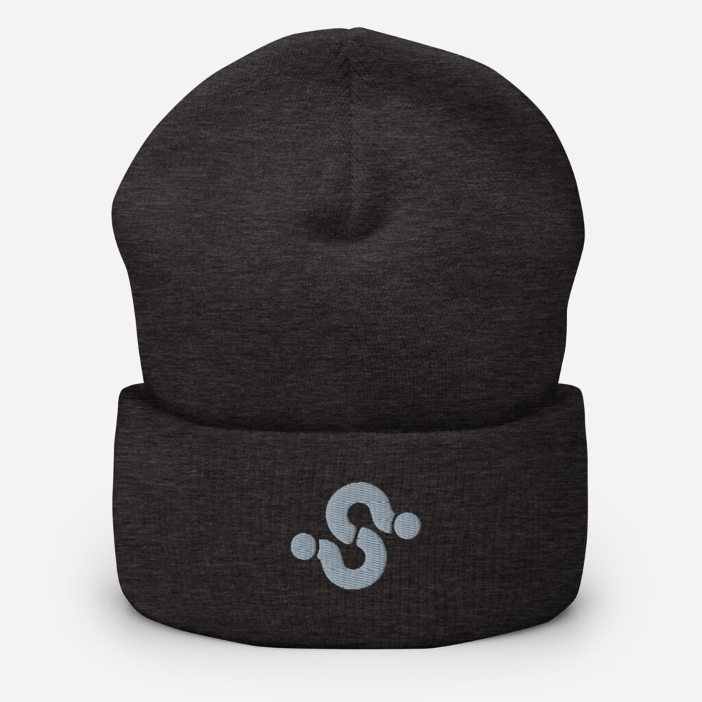 Gorro con borde vuelto bordado Surprise