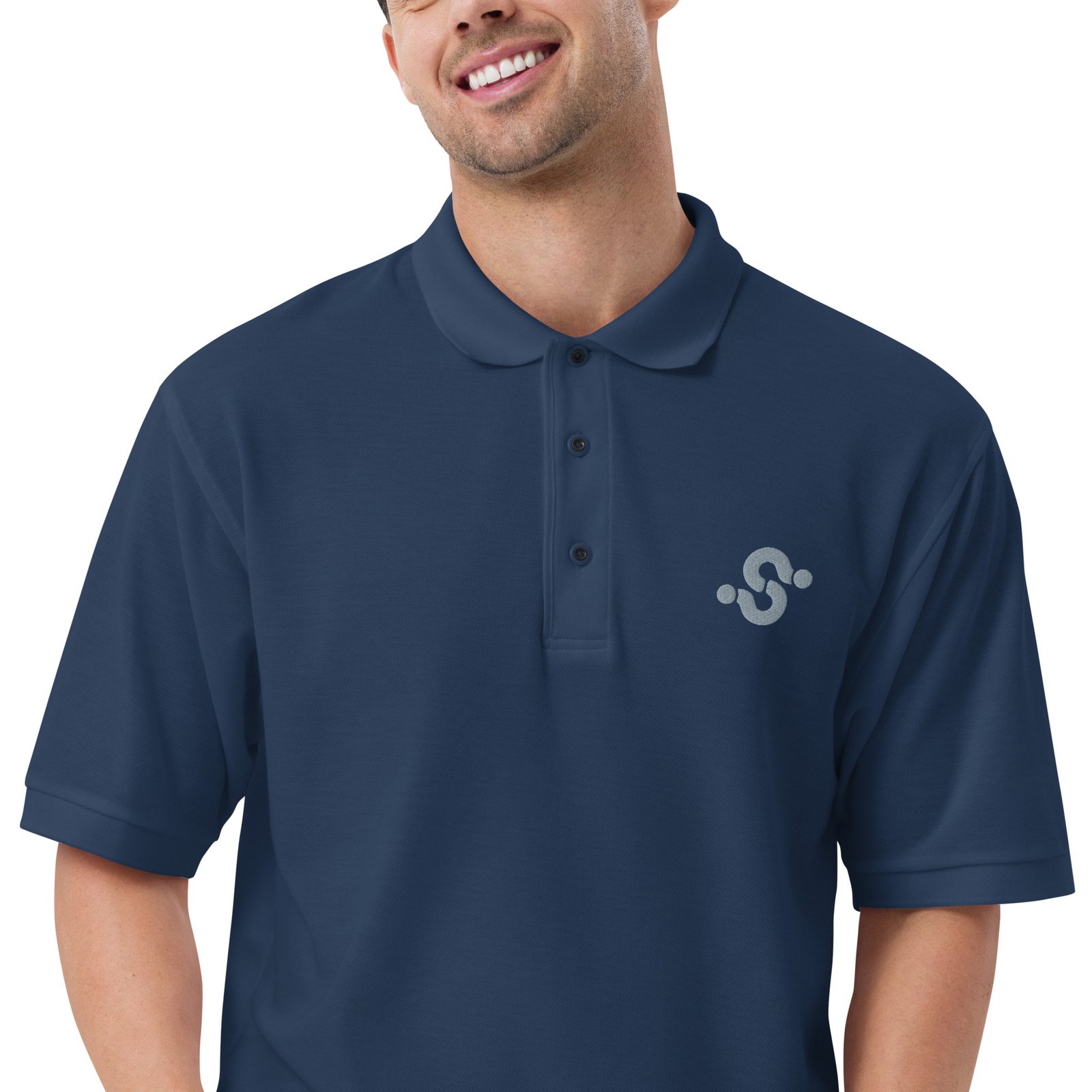 Polo para hombre premium AZUL OSCURO - Imagen 5