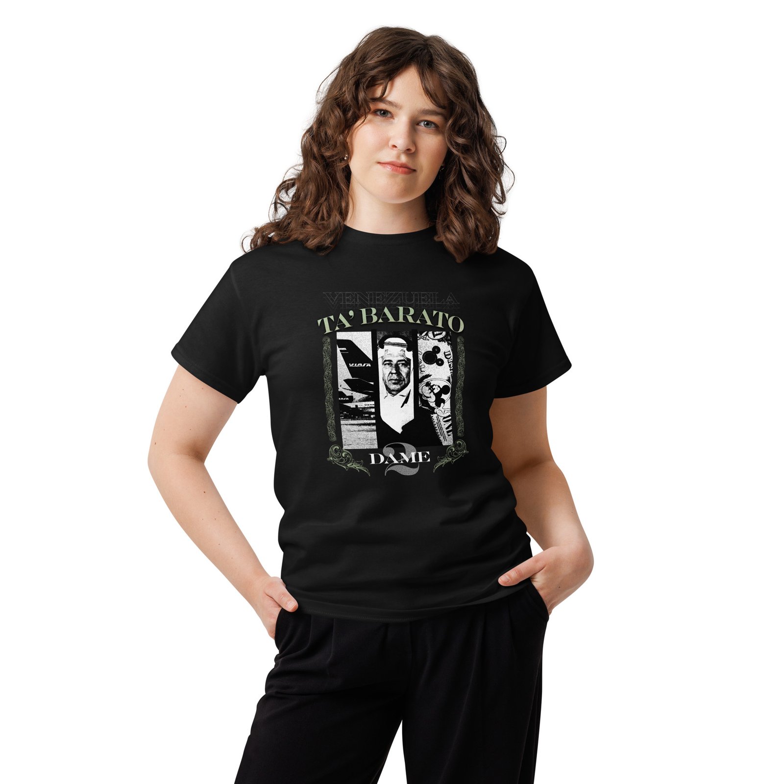 Camiseta clásica unisex (TA BARATO DAME 2) - Imagen 5