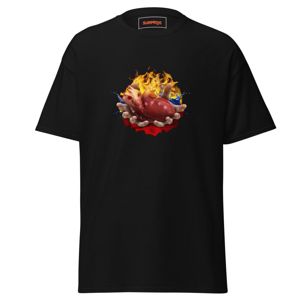 Camiseta clásica unisex CORAZON VENEZUELA