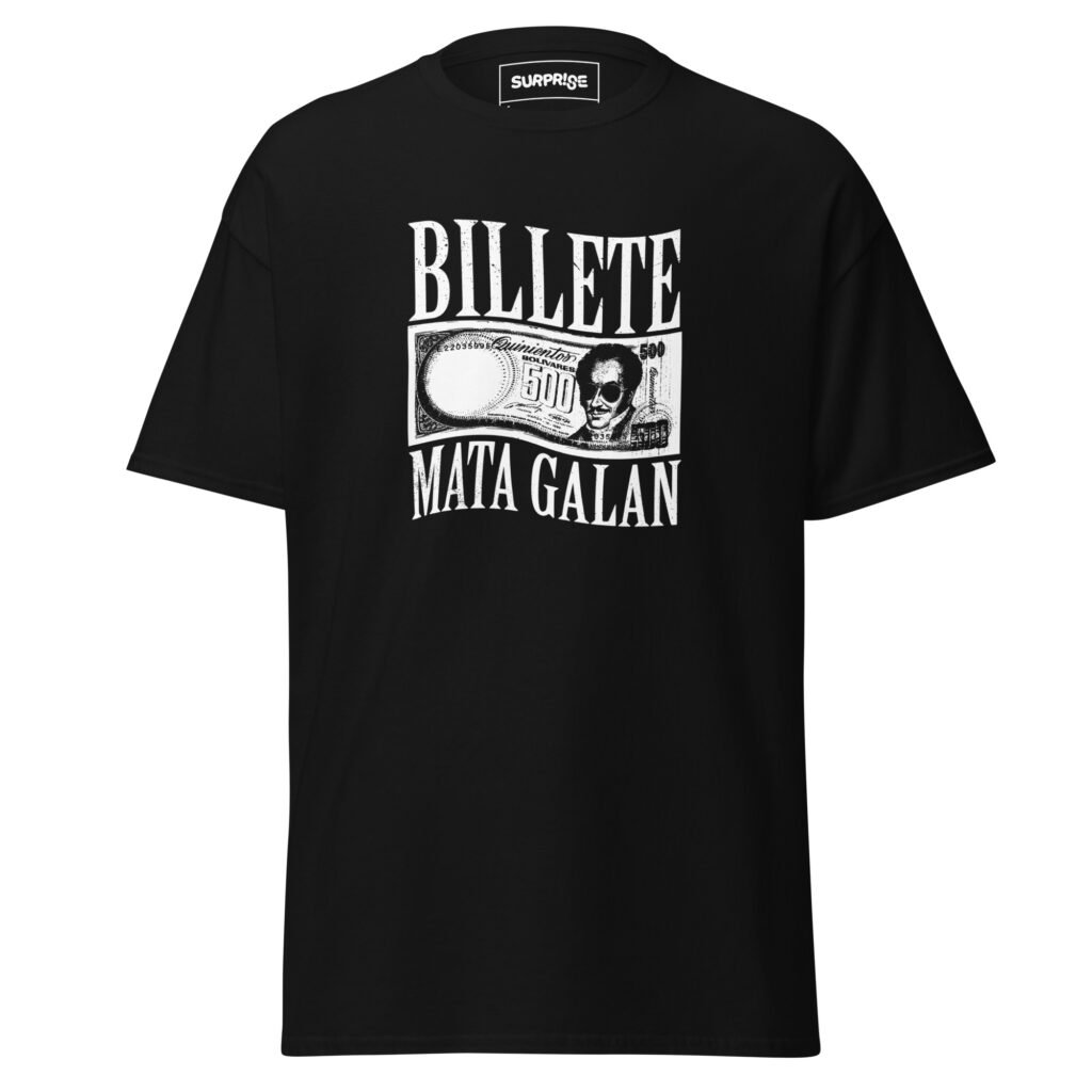 Camiseta clásica unisex BILLETE MATA GALAN