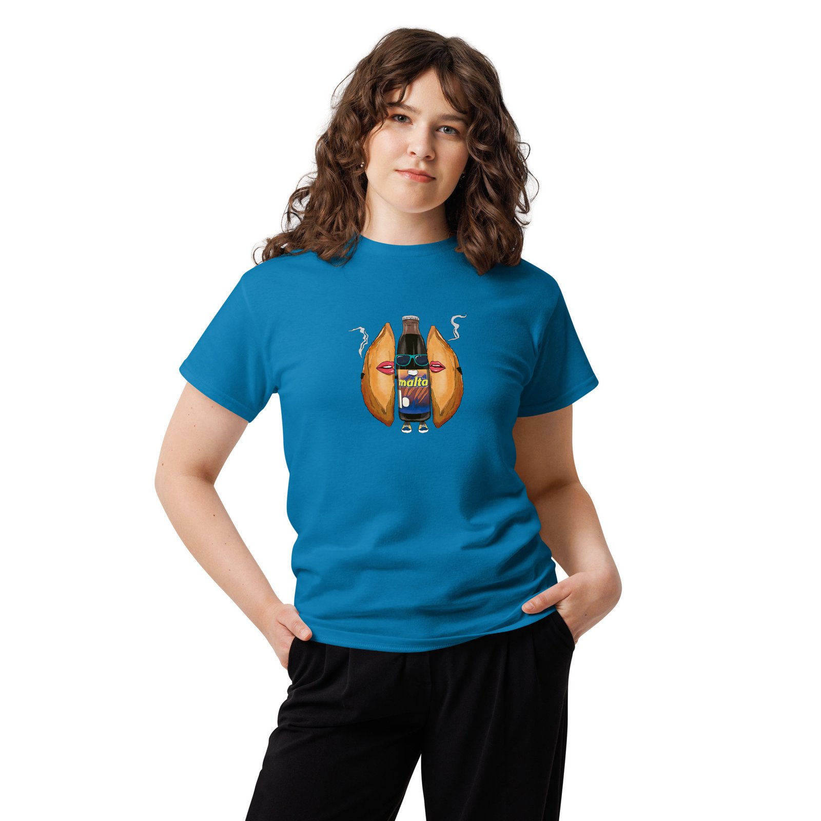 Camiseta clásica unisex EMPANADAS Y MALTA - Imagen 6