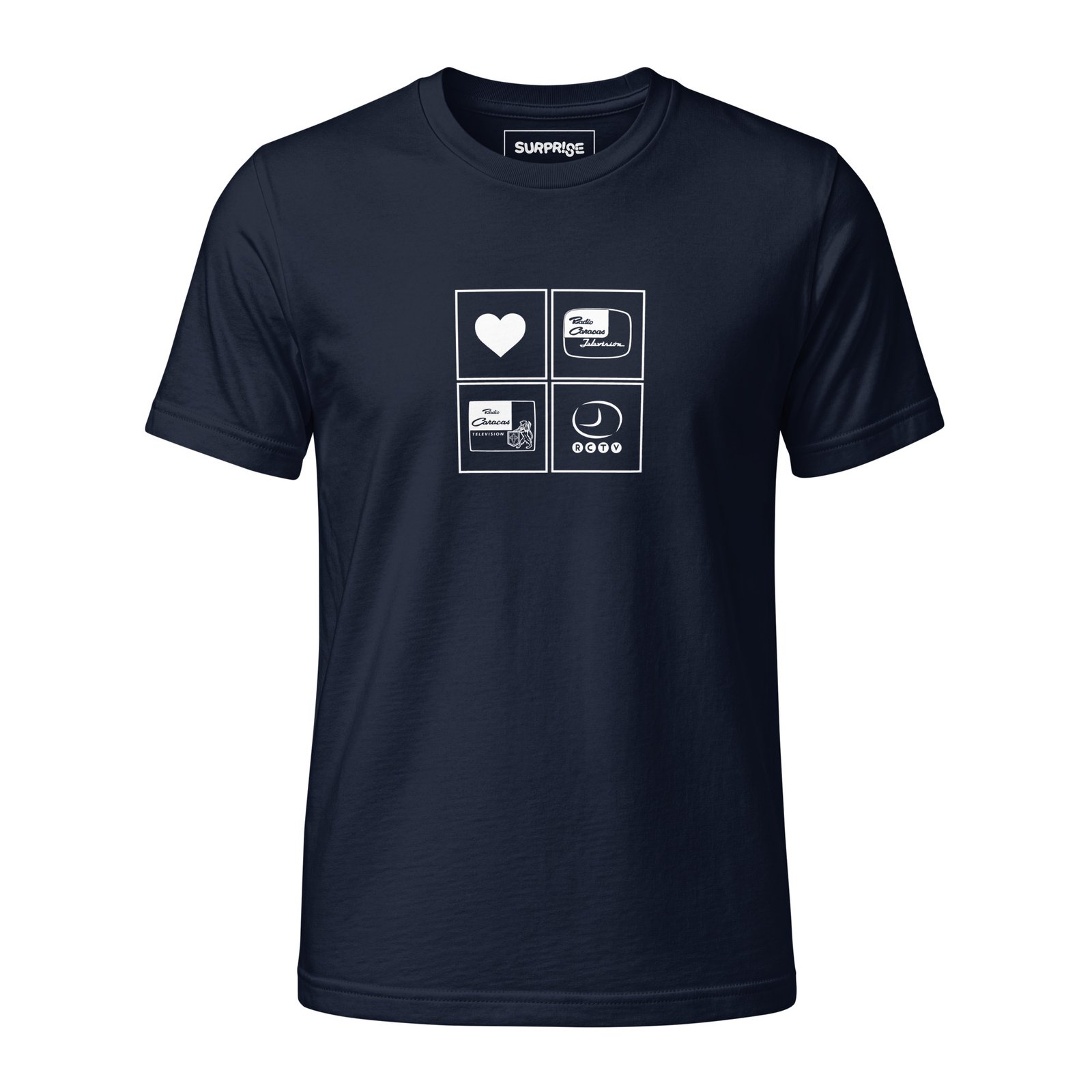 Fine Jersey T-Shirt AZUL I LOVE RCTV