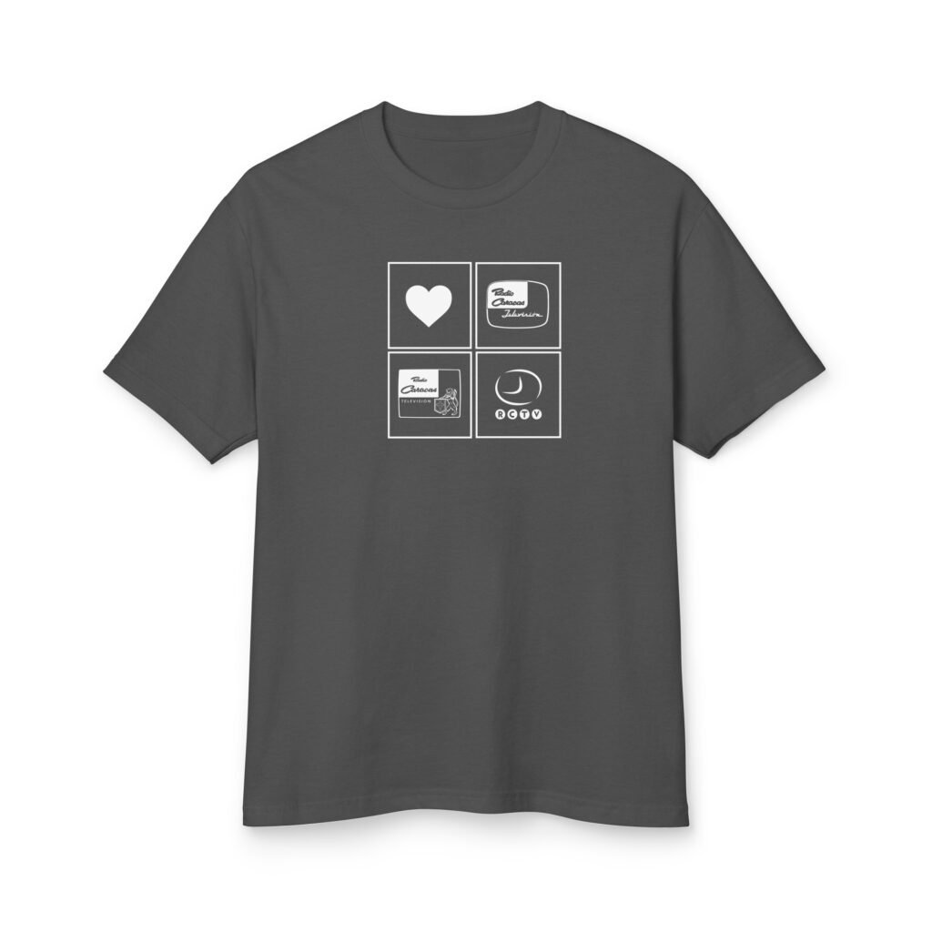 Garment-dyed heavyweight cotton tee I LOVE RCTV
