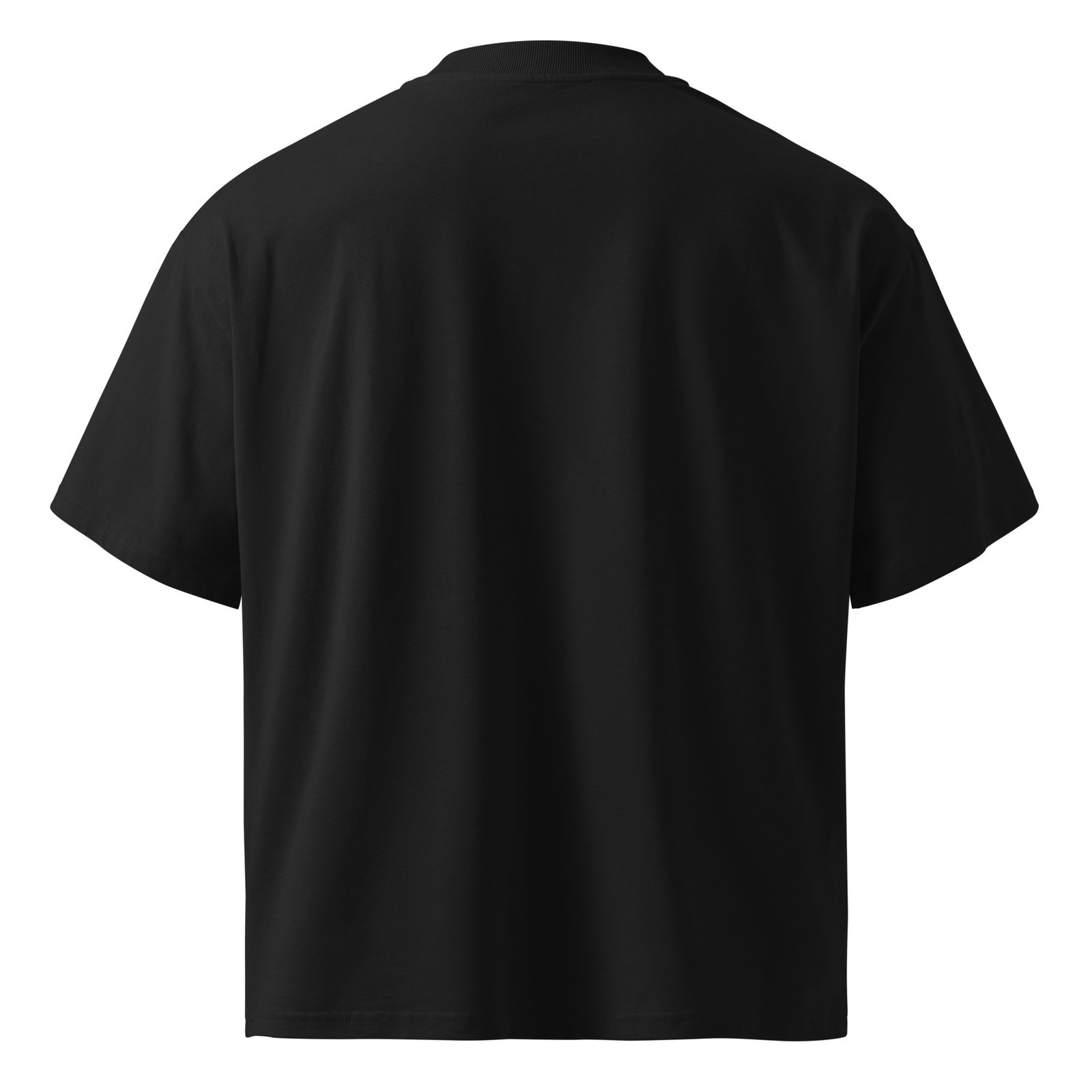 Camiseta oversize orgánica de cuello alto unisex (4TO BATE) - Imagen 2