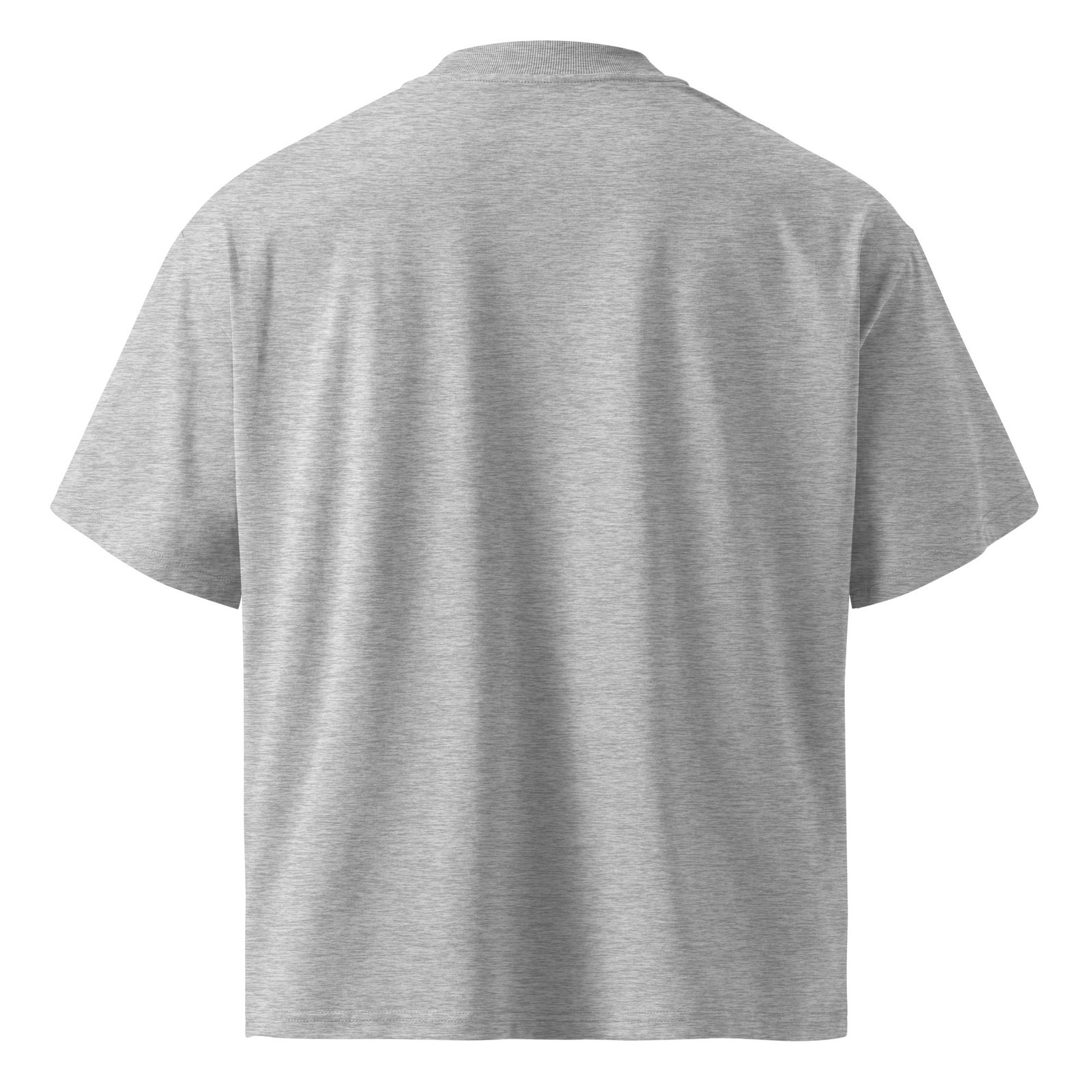 Camiseta oversize orgánica de cuello alto unisex (CHUPETA DE AJO) - Imagen 2