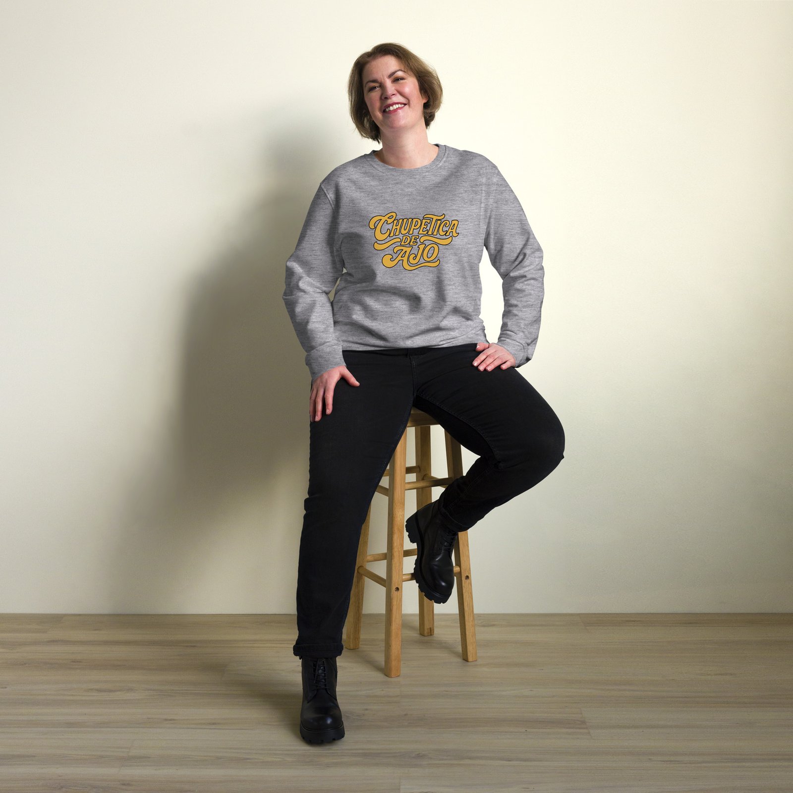 Sudadera orgánica unisex (CHUPETICA) - Imagen 6