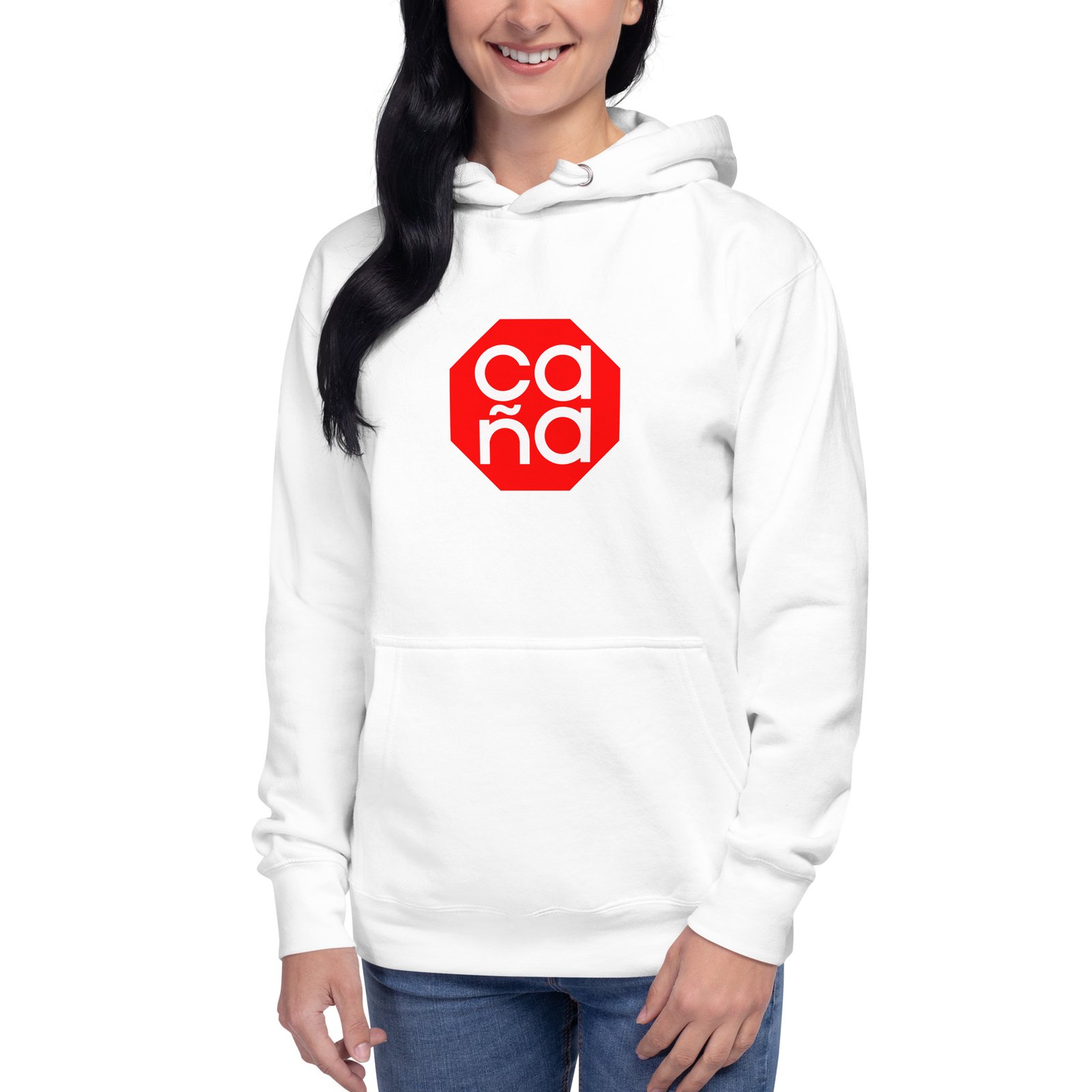 Sudadera con capucha unisex (CAÑA) - Imagen 7
