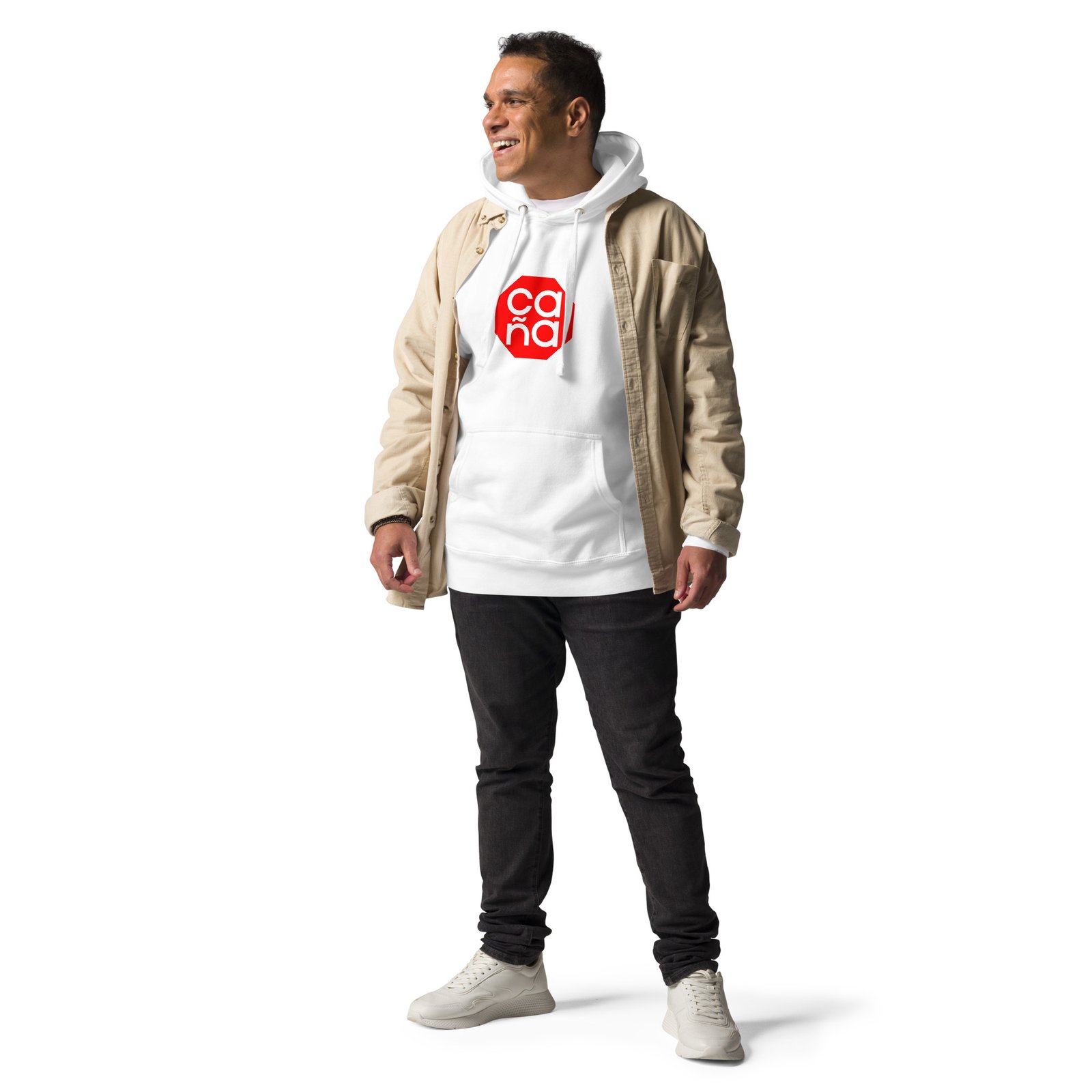 Sudadera con capucha unisex (CAÑA) - Imagen 5