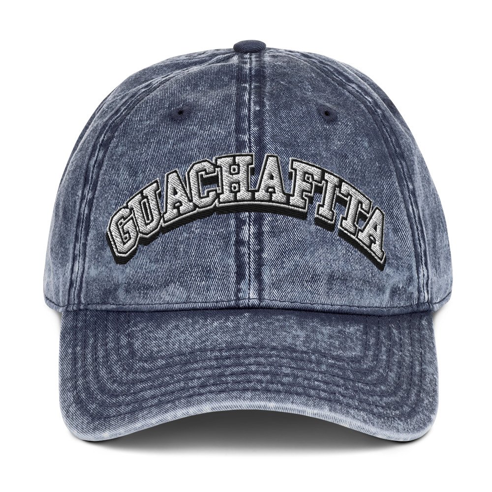 Gorra sarga algodón vintage Bordado (GUACHAFITA)