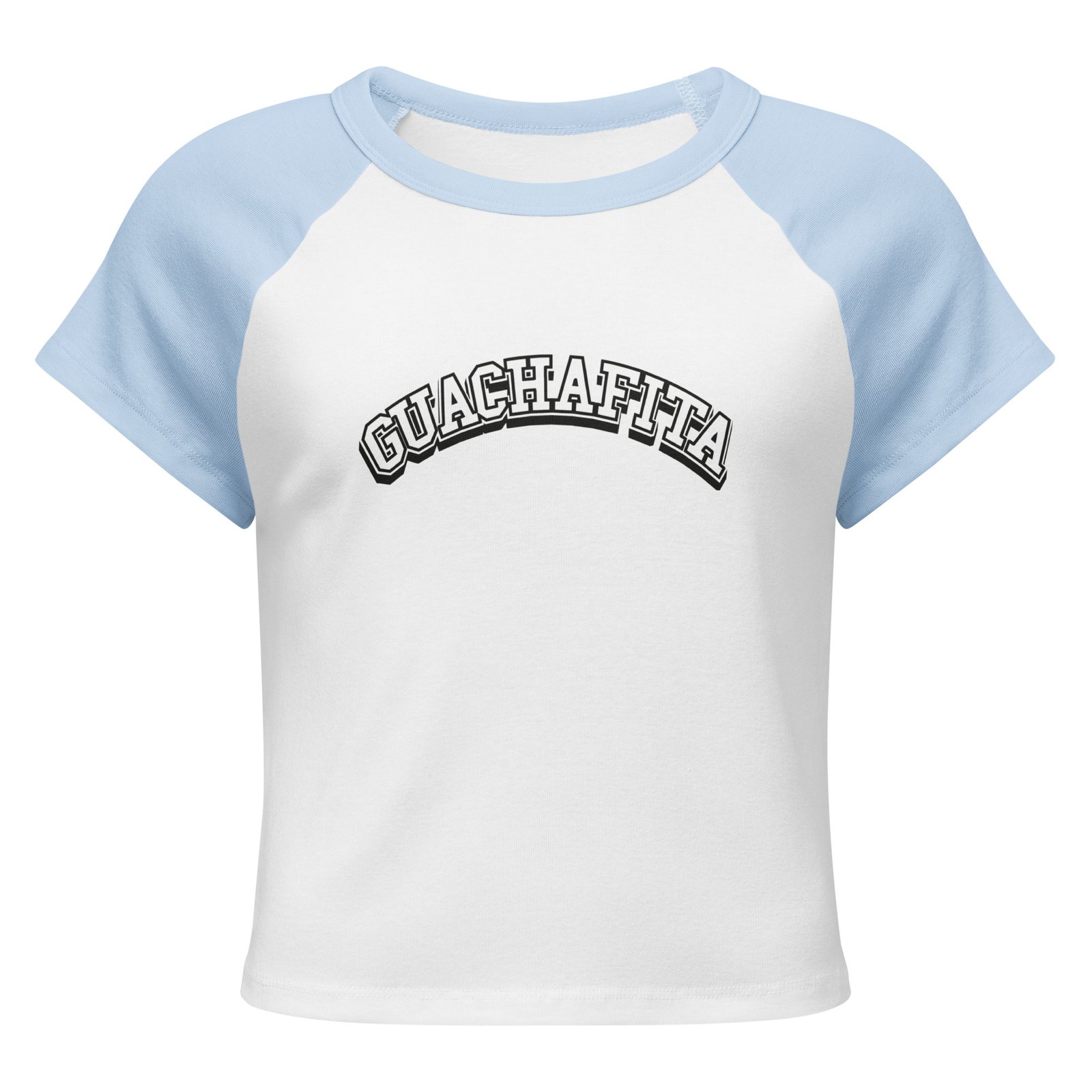 Camiseta raglán de canalé fino para mujer GUACHAFITA - Imagen 2
