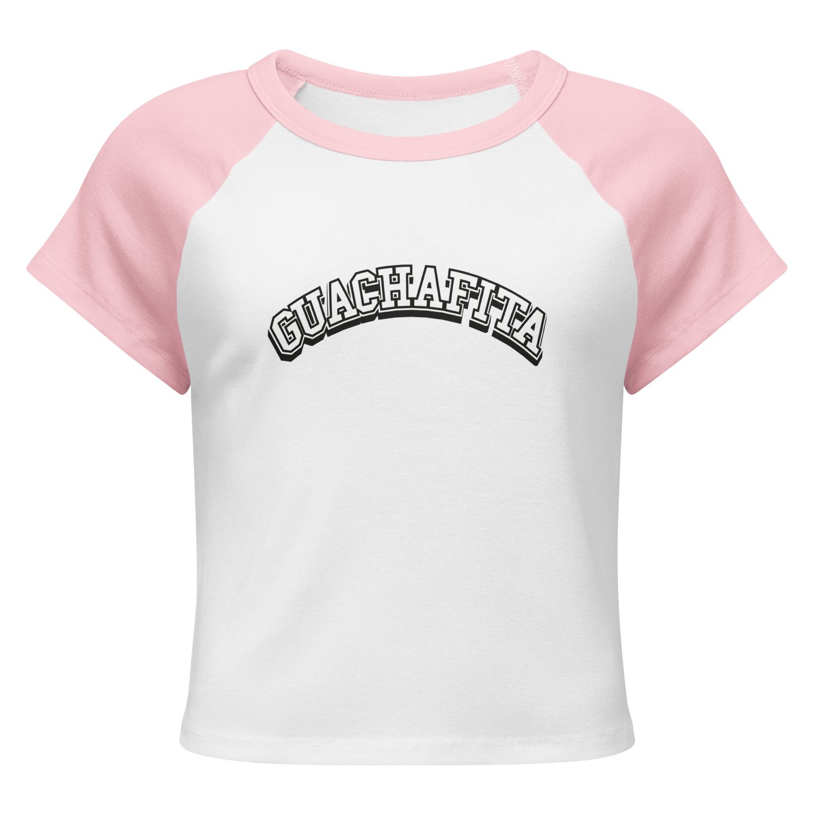 Camiseta raglán de canalé fino para mujer GUACHAFITA - Imagen 3